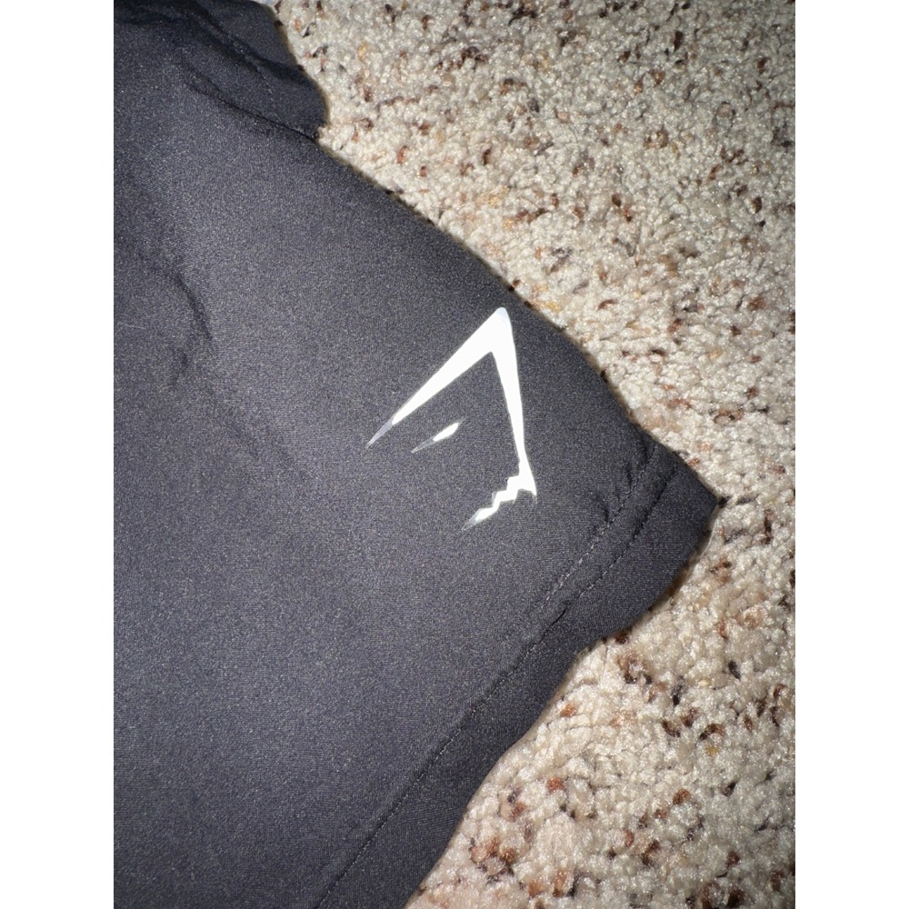 Gymshark Black Athletic‎ Shorts Womens XS Logo Gym Workout Training - Picture 2 of 5
